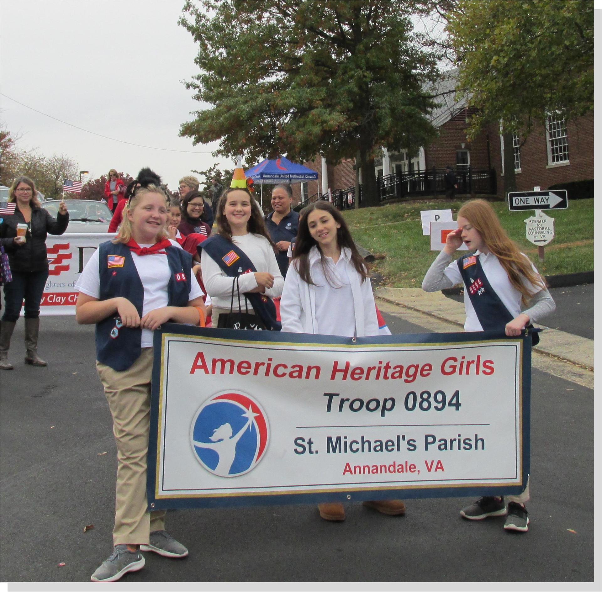 American Heritage Girls, St. Michael's School